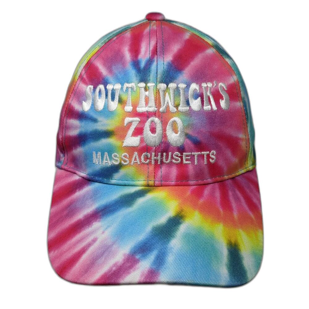CSI Baseball Cap Pink One Size Tie-Dye Southwick's Zoo Massachusetts Hat